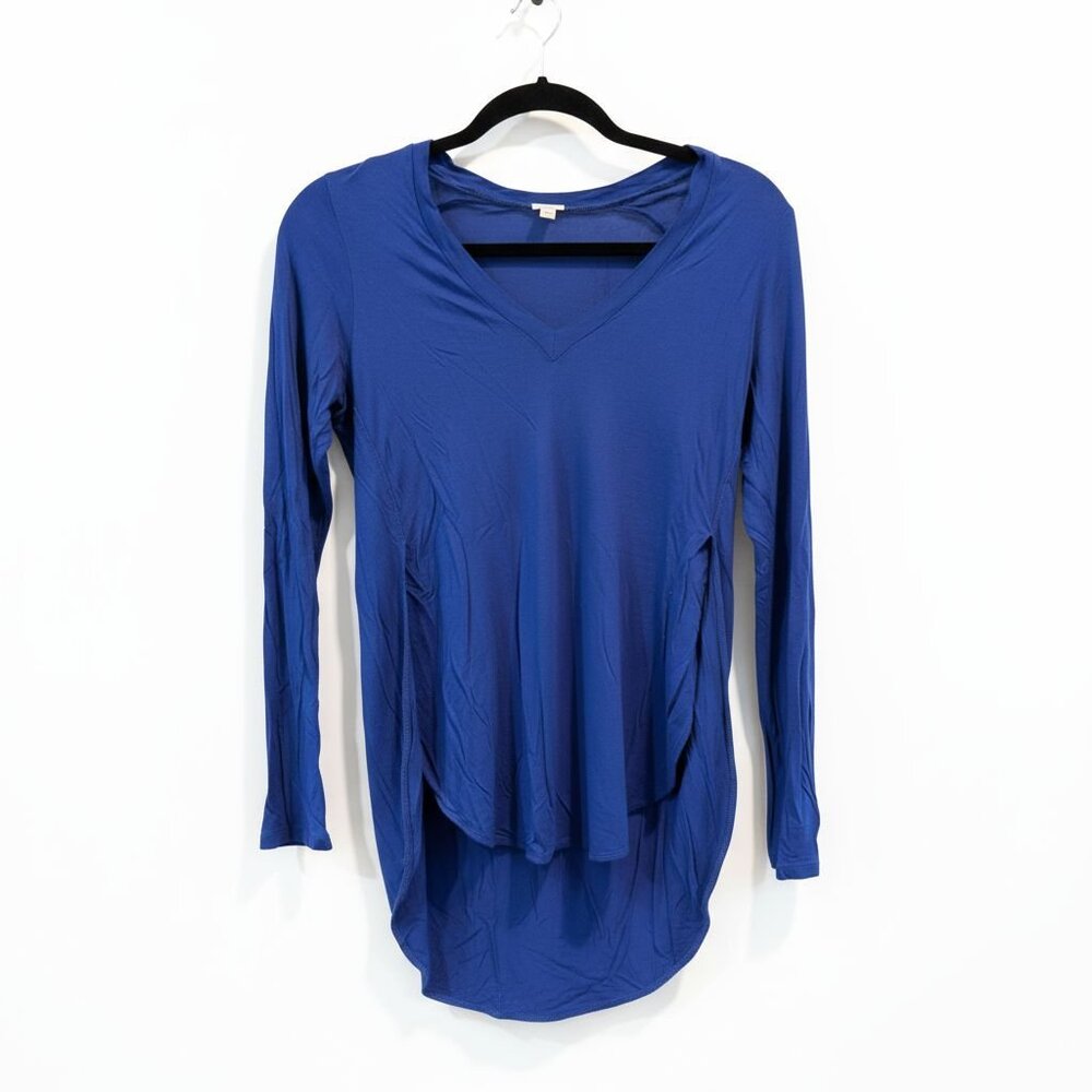 Aritzia Wilfred Free Cobalt Blue Long Sleeve Top – XS